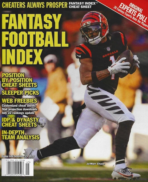 FANTASY FOOTBALL INDEX for 2024 Best Cheat sheets in the business £12.