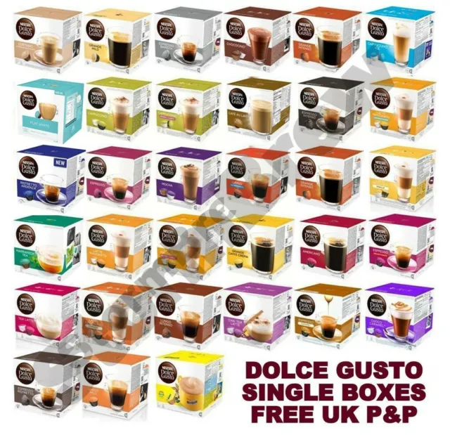 Nescafe Dolce Gusto Coffee,Tea,Choco Pods.buy 2 & Get 1 Box Free:add 3 To Basket 2
