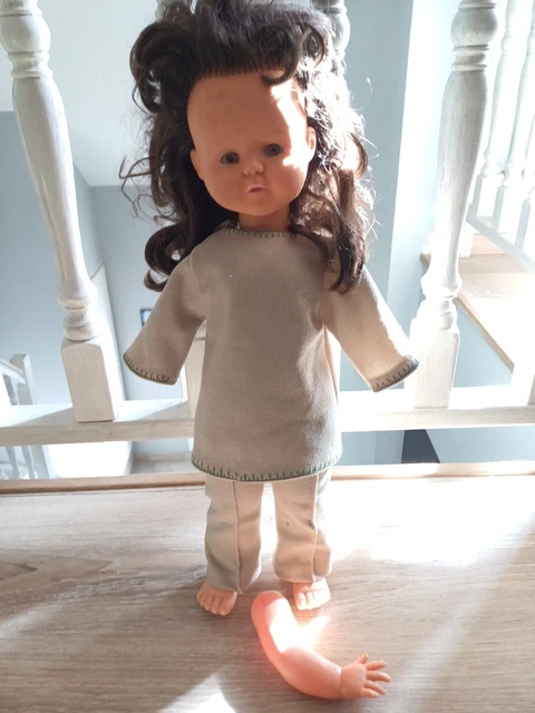 ANCIENNE POUPEE BLONDECLODREY EN POLYFLEX MADE IN FRANCE N 18