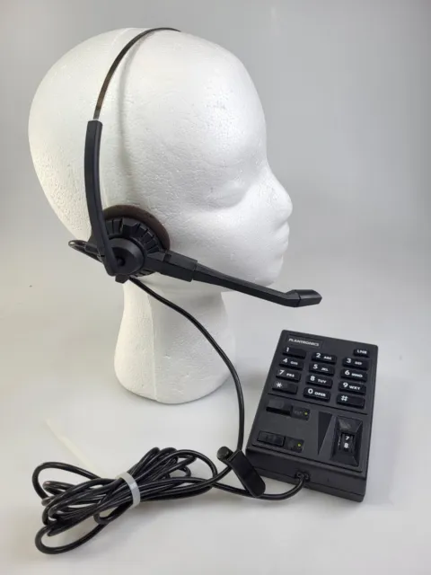 Plantronics Sp-04 Single Line Telephone Amplifier With Ringer with Headset-Used