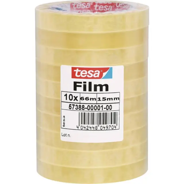 tesa 57388-00001-01 Nastro adesivo tesafilm Standard Trasparente (L x L) 66 m x