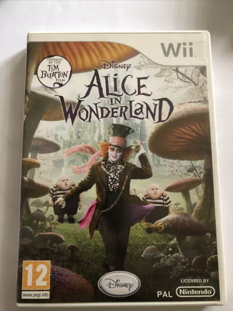 Alice in Wonderland (Nintendo Wii) 2010 Disney PAL 12+