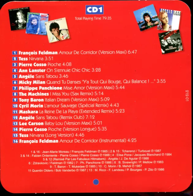 Les Années 80 Versions MAXI 45 t. CD Compilation Rareté VOL.2 CD1