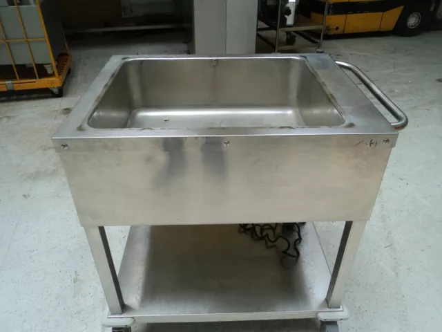 2 er Bain Marie,Wasserbad,Wärmewagen, Ausgabewagen 2/1GN Strom gebraucht