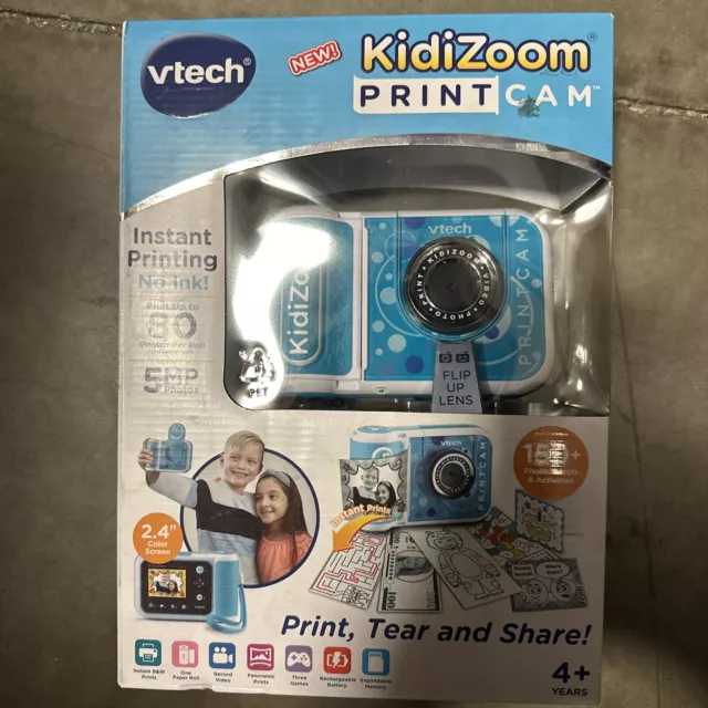 Vtech Kidizoom Print Cam Camera Print-Tear-Share 150+ Photo Ages 4+ NEW