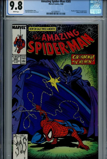The Amazing Spider-Man Vol 1 #305 Marvel CGC 9.8 NM/M (1988)