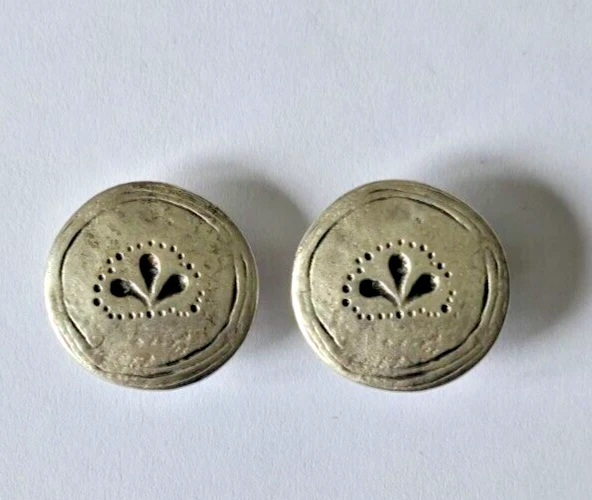 Médailles Symboles Bretons En Métal Argenté - Lot De 4 - Occasion