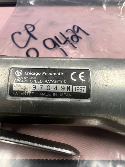 Chicago Pneumatic 3/8" Speed Ratchet CP9429 c-x