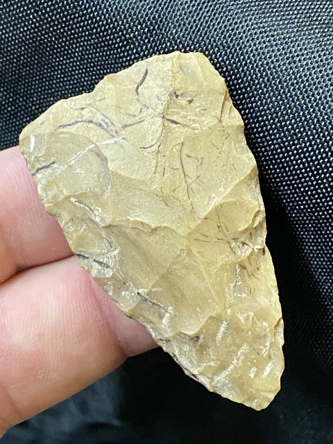 Nice Early Archaic Triangular Cobbs Blade From Benton Co Tennessee Arrowhead