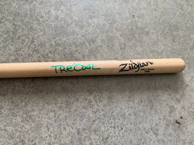 Tre Cool - Drum Stick - Show Used - Green Day / Zildjian