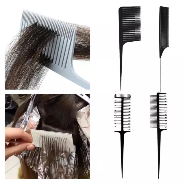 4 Stück Professional Weaving Styling Haarkamm Barbiere Für Das Haarstyling