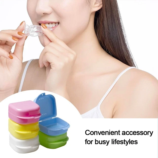 Couleurs multiples Étui de retenue Cas orthodontique Bretelles  Personnes âgées