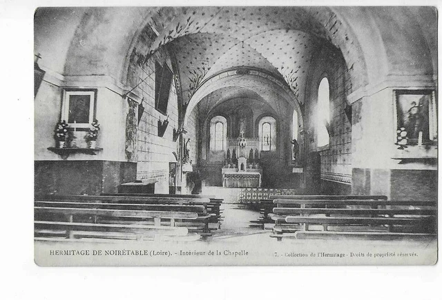 42  Hermitage De Noiretable  Interieur De La Chapelle