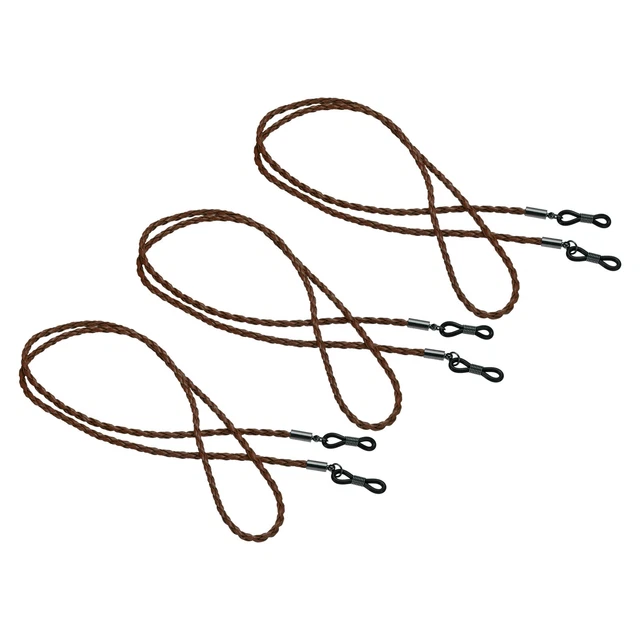 3 pz supporto cinturino occhiali uomo donna occhiali da sole marrone