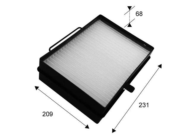 Valeo 585349 Filtro Aria Abitacolo - Combinato Con Carbone Attivo, Antiallergico, 65mm