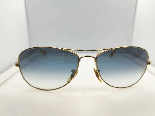 Ray-Ban  Cockpit rb3362 Golden Frames Blue Gradient lenses 59 mm
