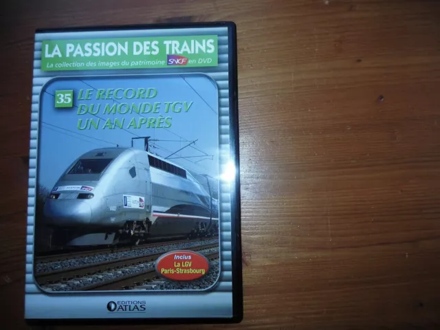 Promo Dvd - La Passion Des Trains Atlas Num 35 - Le Record Du Monde Tgv Apres