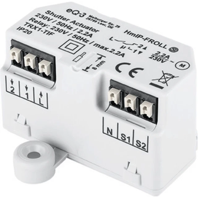 ELV Bausatz Homematic IP Rollladenaktor Unterputz HmIP-FROLL, für Smart Home/Hau