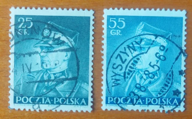 Briefmarken Polen 1937 - 319-320  gestempelt