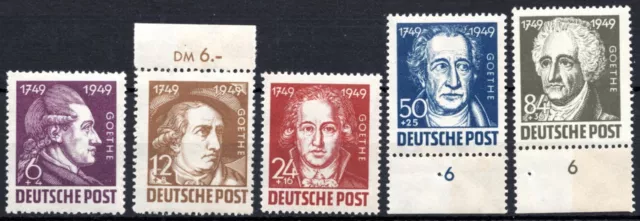 Allied Occ. - 1949 Goethe - Full Set  - Mint Never Hinged**