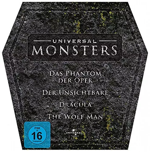 Universal Monsters: Grabstein Box, 4 DVD, NEU & OVP