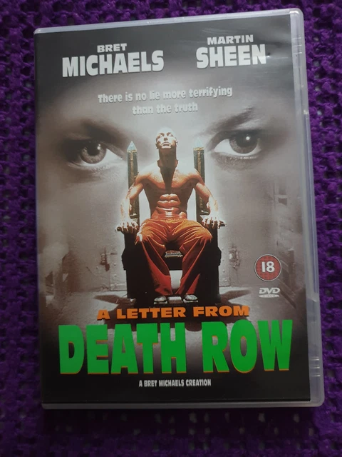 A LETTER FROM Death Row DVD (2000) Bret Michaels cert 18 Martin Sheen