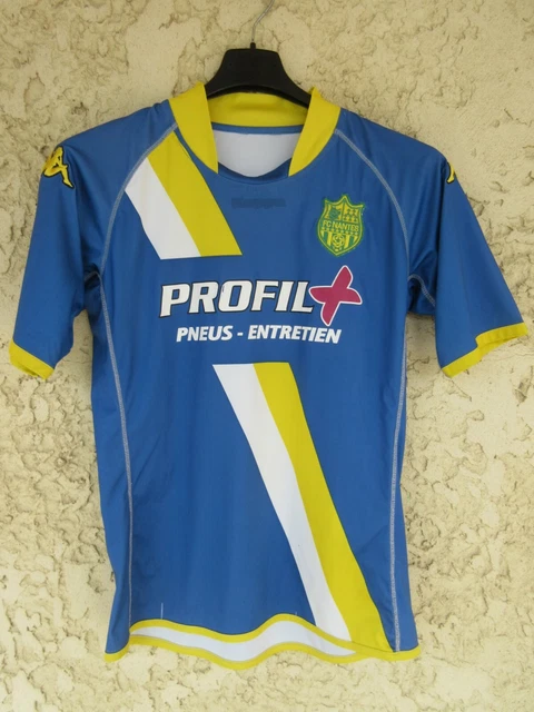 Maillot FC Nantes Extérieur 2010 - Bleu - Kappa - Sans Sponsor - Taille XXL