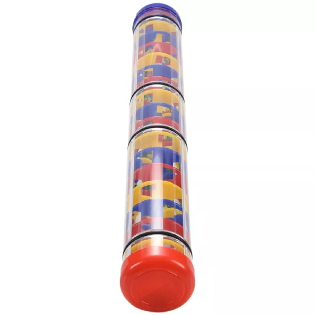 Rainstick Rattle Toy 15.75 inch - Long Color Noise Stick  grains inside Q6R5 2