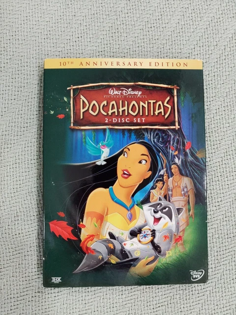 Disney Pocahontas DVD 2005 2 Disc Set 10th Anniversary Edition w/Slipcover NEW