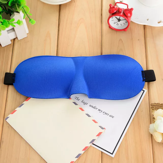 Travel Blindfold Sleep Eye Cover 3D Contoured Portable Reduce Fatigue Soft.