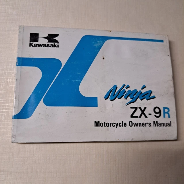 Kawasaki Ninja ZX-9R manuale uso manutenzione originale italiano OWNER MANUAL Kawasaki Ninja ZX-9R manuale uso manutenzione originale italiano OWNER MANUAL