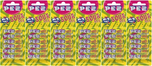 Recharge Pez Sour Mix, 8 pièces