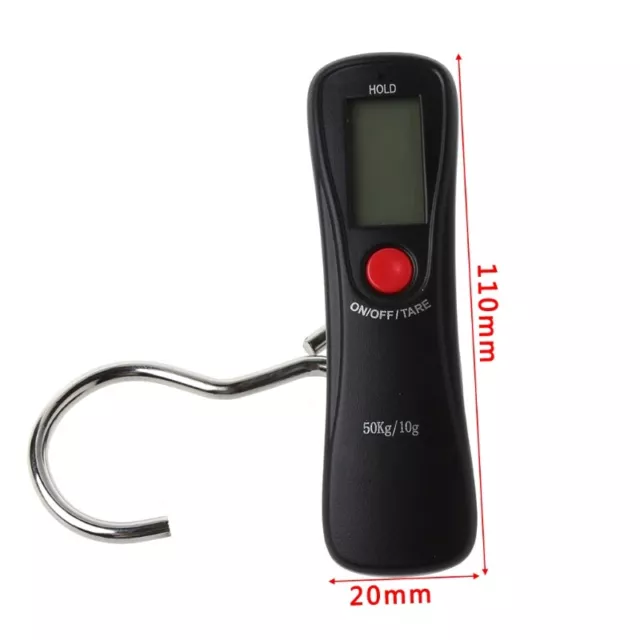 50kg/10g Portable LCD Digital Luggage Scale Travel Electronic Weight 2