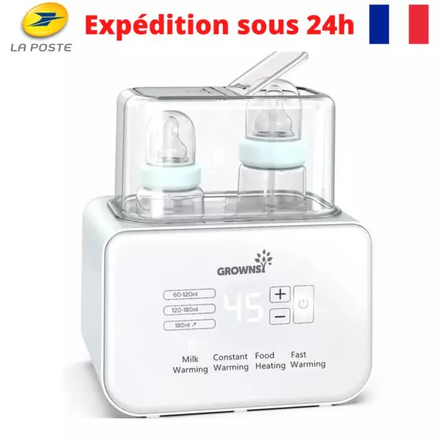 Chauffe Biberon 6 en 1 Rapide pour Aliments Bébé avec Écran LCD