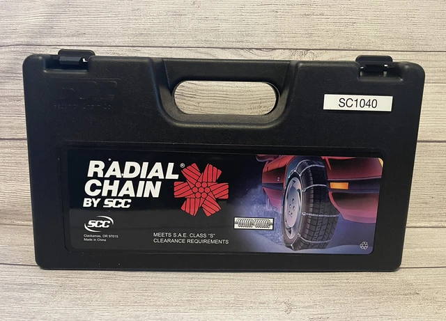 New - Radial Chain by SCC Model: SC1040- Cable Traction Tire Chain - Set of 2