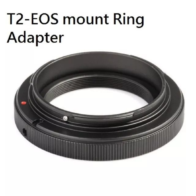 T2-EOS T2 Screw Thread Mount Lens To Canon EOS EF EF-S Camera Adapter UK Seller