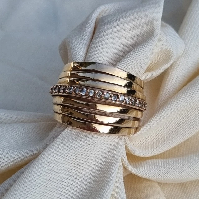 Bague Fantaisie Vintage - Taille 56 - Accessoire Rétro Chic Pour Collection