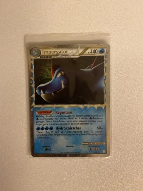 Pokemon Impergator 108/123 Holo Rare HeartGold & SoulSilver deutsch