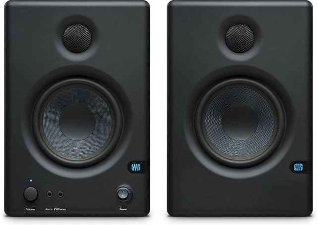 PreSonus Eris E4.5-2-Way 4.5" Near Field Wired Studio Monitor, Pair - Black