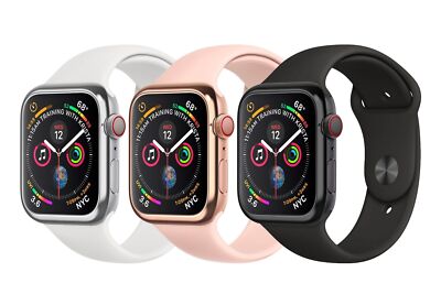 APPLE WATCH SERIES 4 GPS WiFi + LTE Cellular 44mm Sport Band Very ...