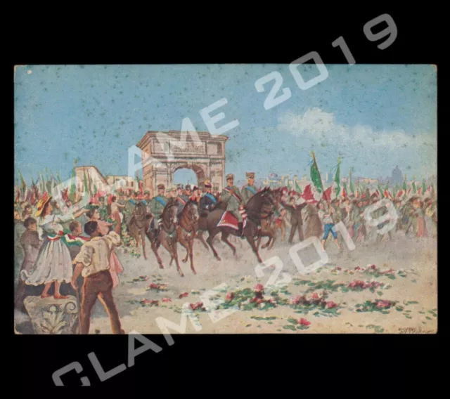 Il ritorno dopo la Vittoria (WW1, Grande guerra, Vittorio Emanuele III, Cadorna)