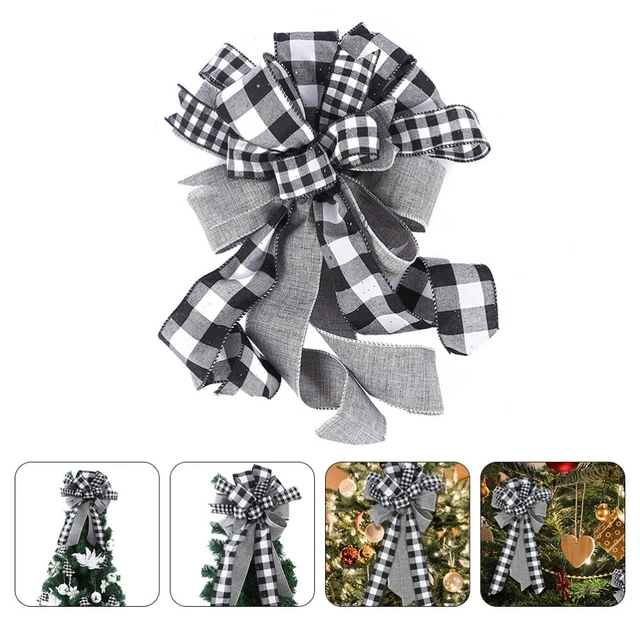 1pc Dekorative Bogen Weihnachten Bögen für Baum Weihnachten Baum Hängen Anhänger