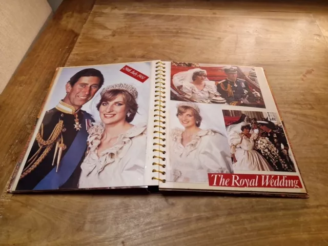 Prince Charles Princess Diana Royal Family Scrap Book Paper / Magazine Cuttings
