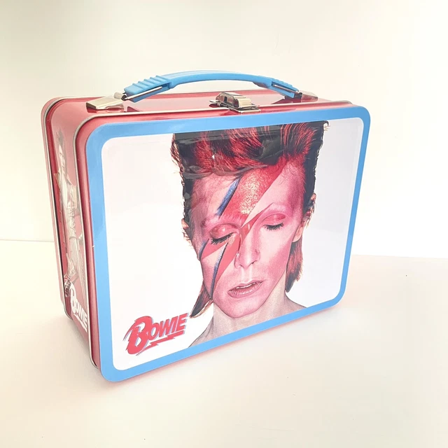 Aladdin Sane David Bowie caja de almuerzo de lata de metal coleccionable