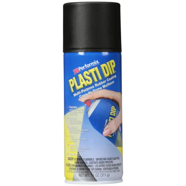 Plasti Dip Multi Purpose Rubber Coating Aerosol, Black - 11oz