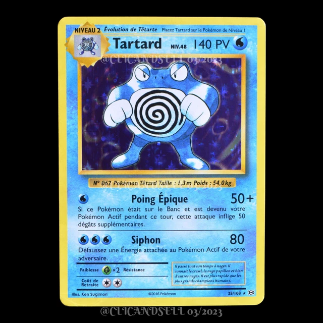 Carte Pokémon Mackogneur Turbo – 60/108 – XY Évolutions – NEUF (état Proche Neuf)