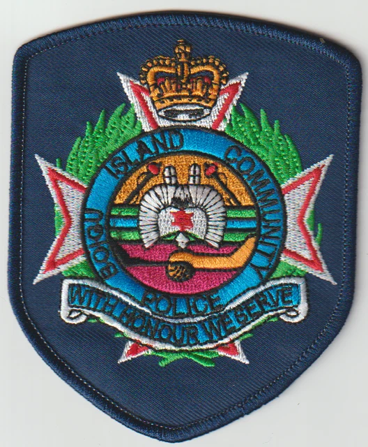 BOIGU ISLAND ABORIGINAL Community Police remake patch from Australia 6