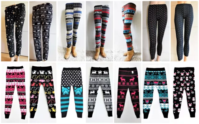 Mädchen Winterleggings Kinder Leggins Winter Leggings Legings Winterhose Thermo