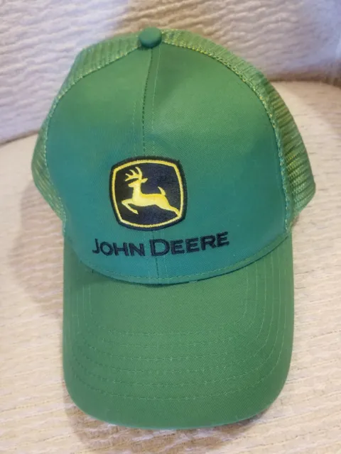 NWOT John Deere Hat Green Ball Cap S-Series Combine, Strapback