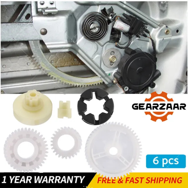 Window Motor Gear Regulator Repair Kit Front Rear For Mazda 3 6 5 CX-7 CX-9 RX-8